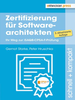 cover image of Zertifizierung für Softwarearchitekten